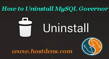 Uninstall MySQL Governor